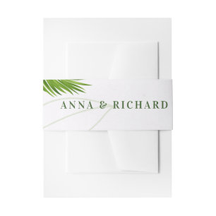 Bandeau De Faire-part Faire-Part de Mariage Tropical Romantique