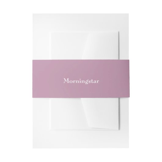 Bandeau De Faire-part Faisceau de mariage Deep Rose (Devant example)
