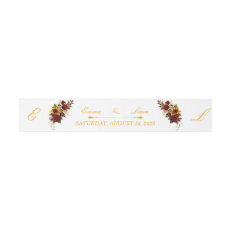 Bandeau De Faire-part Faisceau de mariage tournesol de Bourgogne
