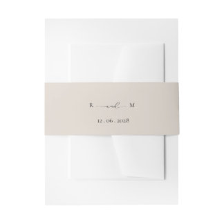 Bandeau De Faire-part Faisceau élégant de luxe pour invitation de mariag