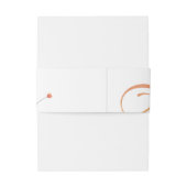 Bandeau De Faire-part Falling Melody Poetic Wedding (Dos Example)