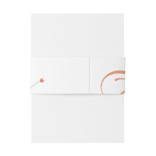 Bandeau De Faire-part Falling Melody Poetic Wedding (Dos Example)