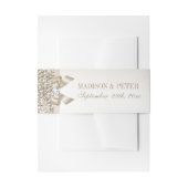 Bandeau De Faire-part Faux Champagne Sequins Bow Mariage (Devant example)