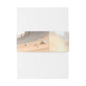 Bandeau De Faire-part Fée au clair de lune des dunes errantes. (Dos Example)