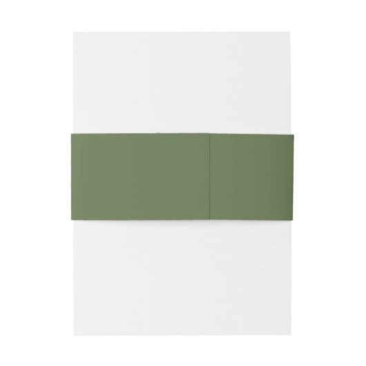 Bandeau De Faire-part Fern Green Mariage élégant (Dos Example)