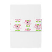 Bandeau De Faire-part Fête à thème Petit Monstre (Dos Example)