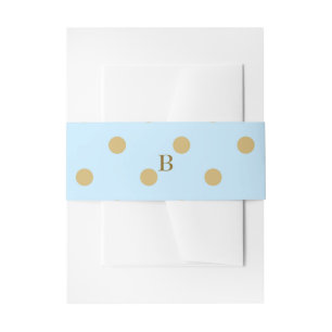 Bandeau De Faire-part Fête d'anniversaire du prince aux points bleus et