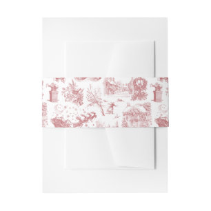 Bandeau De Faire-part Fête de Noël Chinoiserie