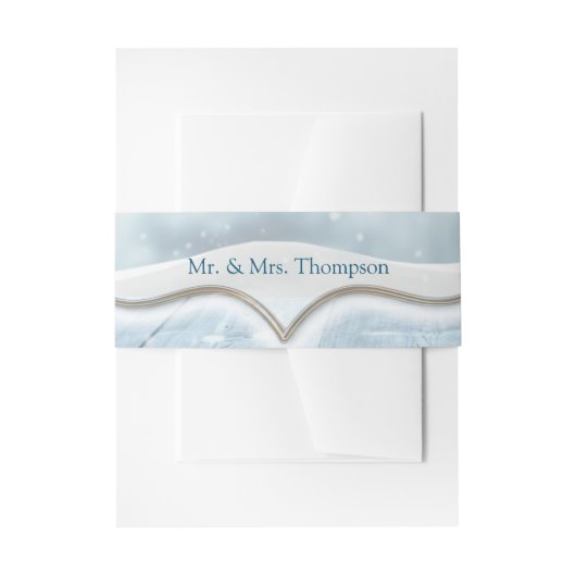 Bandeau De Faire-part Fête d'hiver (Devant example)