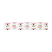 Bandeau De Faire-part Fête sur le thème de Little Girl Monster (Plat)