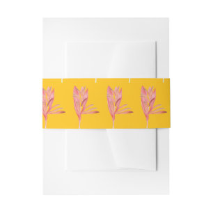 Bandeau De Faire-part Feuillage botanique exotique aquarelle tropicale