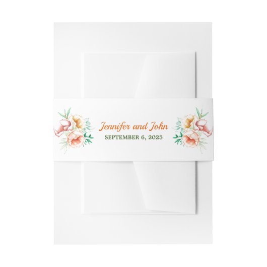 Bandeau De Faire-part Feuillage de verdure d'eucalyptus aquarelle (Devant example)