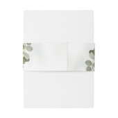 Bandeau De Faire-part Feuillage de verdure Eucalyptus (Dos Example)