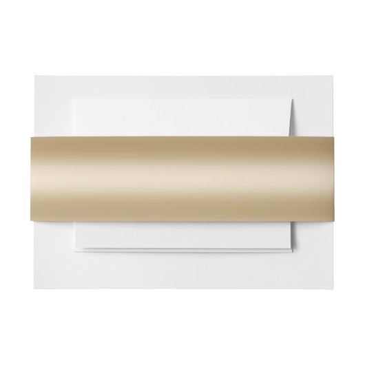 Bandeau De Faire-part Feuille d'or moderne (Devant Example)