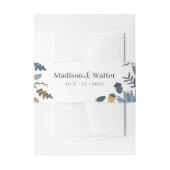 Bandeau De Faire-part Feuilles d'automne rustique mariage de automne ban (Devant example)