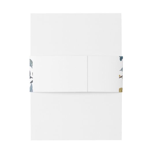 Bandeau De Faire-part Feuilles d'automne rustique mariage de automne ban (Dos Example)