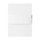 Bandeau De Faire-part Feuilles d'eucalyptus botanique verdure (Dos Example)