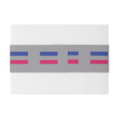BANDEAU DE FAIRE-PART FIERTÉ ANDROGYNE (Dos exemple)