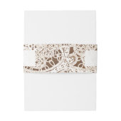 Bandeau De Faire-part Fils de cheval rustiques et Mariage campagnard de (Dos Example)