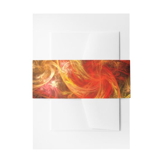 Bandeau De Faire-part Firestorm Nova Art Abstrait (Devant example)