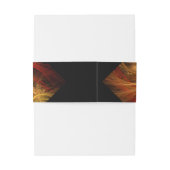 Bandeau De Faire-part Firestorm Nova Art Abstrait (Dos Example)