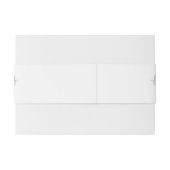 Bandeau De Faire-part Fleur d'aquarelle Pure Love (Dos exemple)