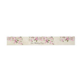 Bandeau De Faire-part Fleur de cerisier (Plat)