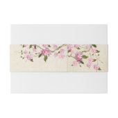 Bandeau De Faire-part Fleur de cerisier (Dos exemple)