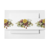 Bandeau De Faire-part Fleur de chrysanthème mère florale (Devant Example)