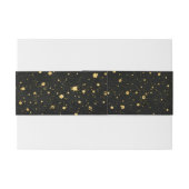 Bandeau De Faire-part Fleur Dorée  (Dos exemple)