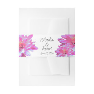 Bandeau De Faire-part Fleur rose rose pâle