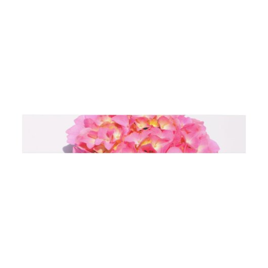 Bandeau De Faire-part Fleur rose rose rose Hydrangea (Plat)