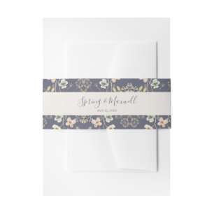 Bandeau De Faire-part Fleur sauvage de printemps Dusty Purple Mariage