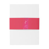 Bandeau De Faire-part Fleur Sauvage Framboise (Dos Example)