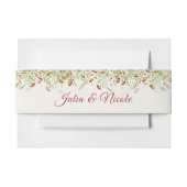 Bandeau De Faire-part Fleur sauvage Jaune Marigold Mariage de feuillage (Devant Example)