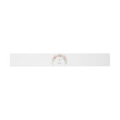 Bandeau De Faire-part Fleur sauvage printemps Arch rose Mariage blanc (Plat)