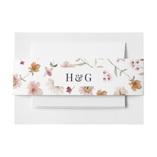Bandeau De Faire-part Fleuriste Rustique (Devant Example)