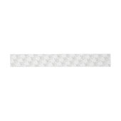 Bandeau De Faire-part Fleurs d'argent (Plat)