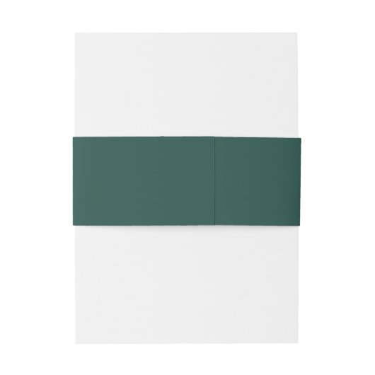 Bandeau De Faire-part Fleurs d'art en ligne Mariage émeraude (Dos Example)