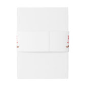 Bandeau De Faire-part Fleurs de cerisier Fleur Floral Mariage élégant (Dos Example)