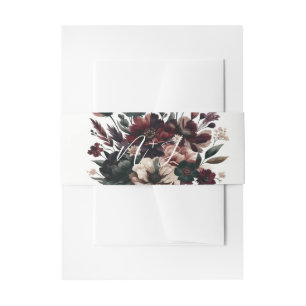 Bandeau De Faire-part Fleurs de jardin rustiques lunatiques mariage bohè