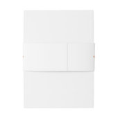 Bandeau De Faire-part Fleurs de Magnolia rose Aquarelle (Dos Example)