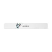 Bandeau De Faire-part Fleurs d'eau (Plat)