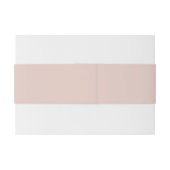 Bandeau De Faire-part Fleurs en rose couleur complémentaire (Dos exemple)