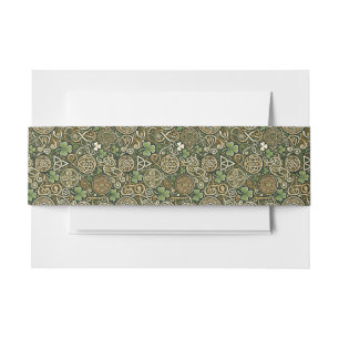 Bandeau De Faire-part Floraison celtique