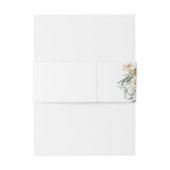 Bandeau De Faire-part Floral Bohème moderne Mariage en terre cuite (Dos Example)