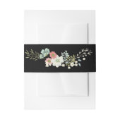 Bandeau De Faire-part Floral Garden Wedding Napkin Bands (Devant example)