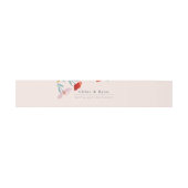 Bandeau De Faire-part Floral Harmony Invitation Bande Belly (Plat)