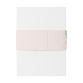 Bandeau De Faire-part Floral Harmony Invitation Bande Belly (Dos Example)