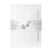 Bandeau De Faire-part Floral Inséparables Belly Band (Devant example)